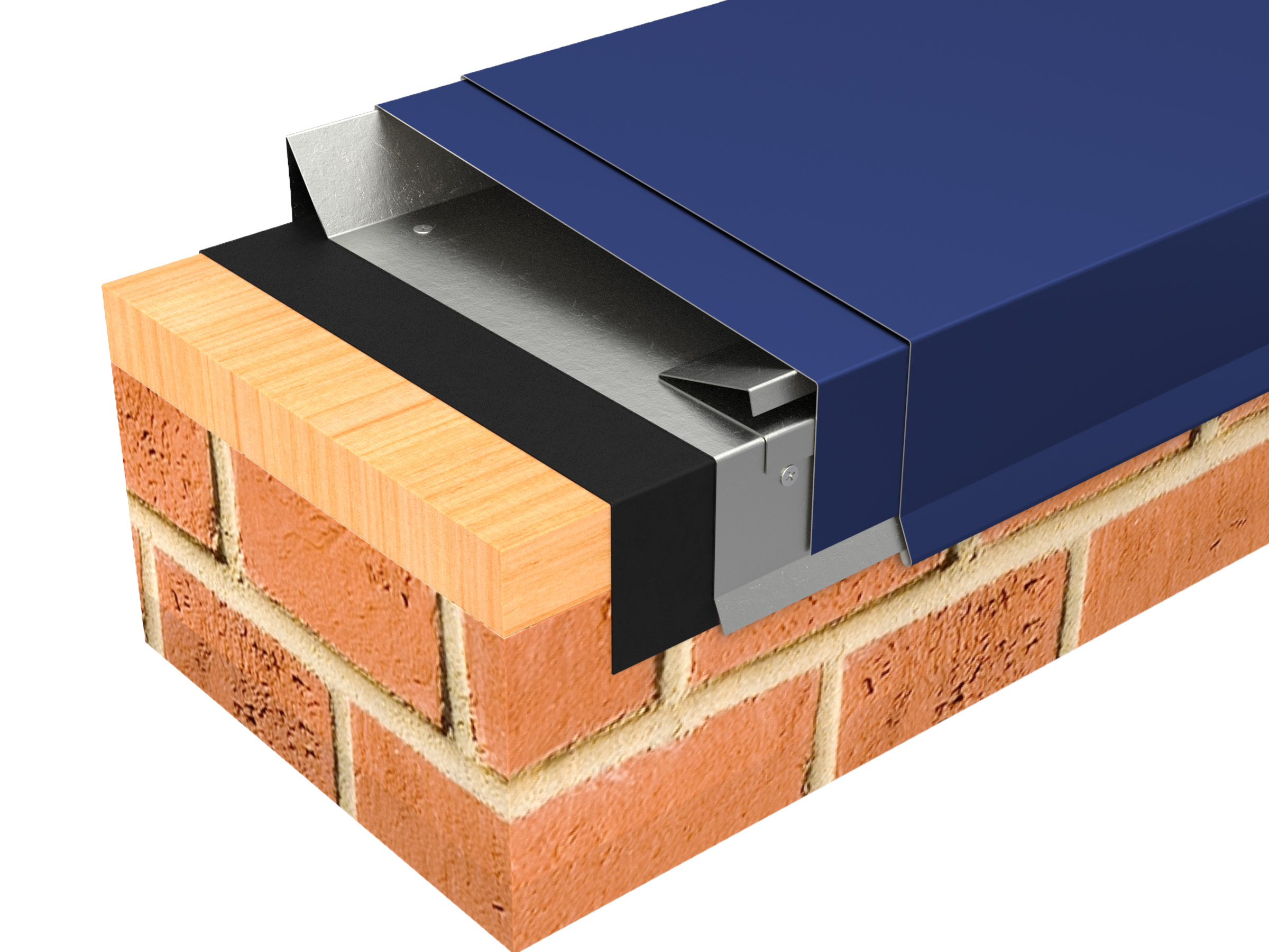 Edge Metal Coping Gutters